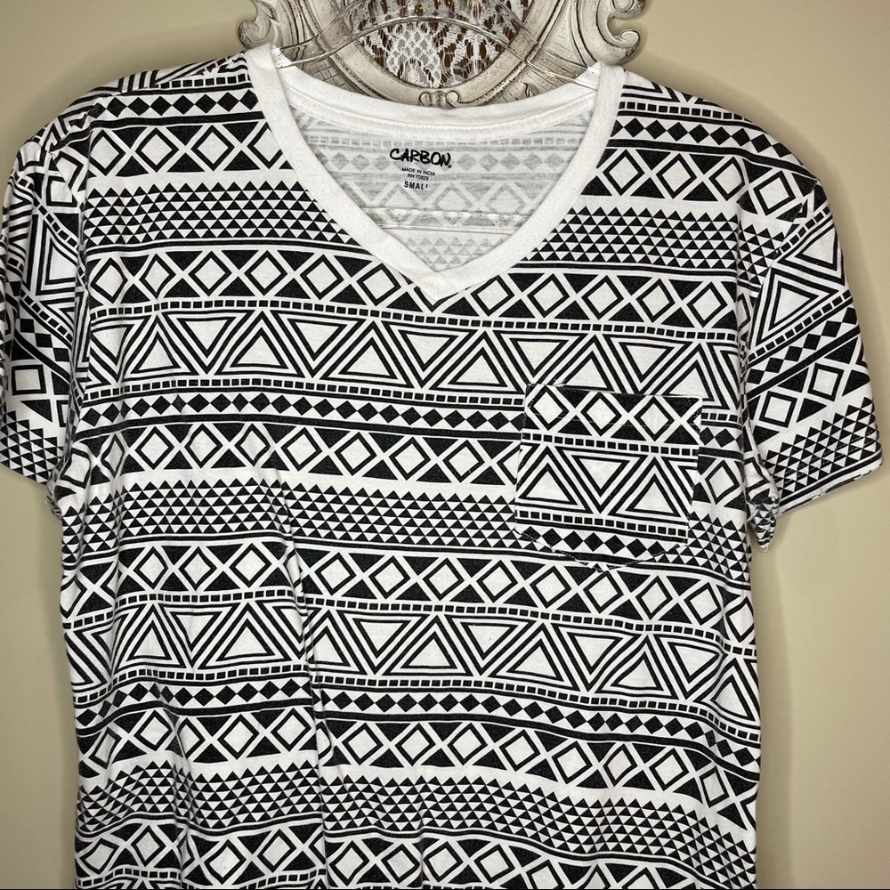 Carbon T-shirt Tribal Graphic. G-11